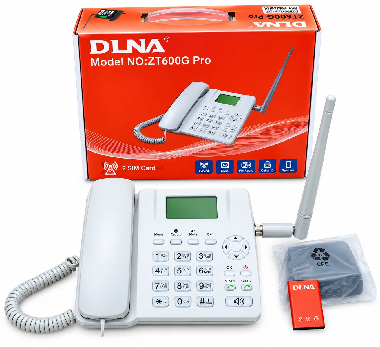 DLNA ZT900 Pro Dual SIM Land Phone
