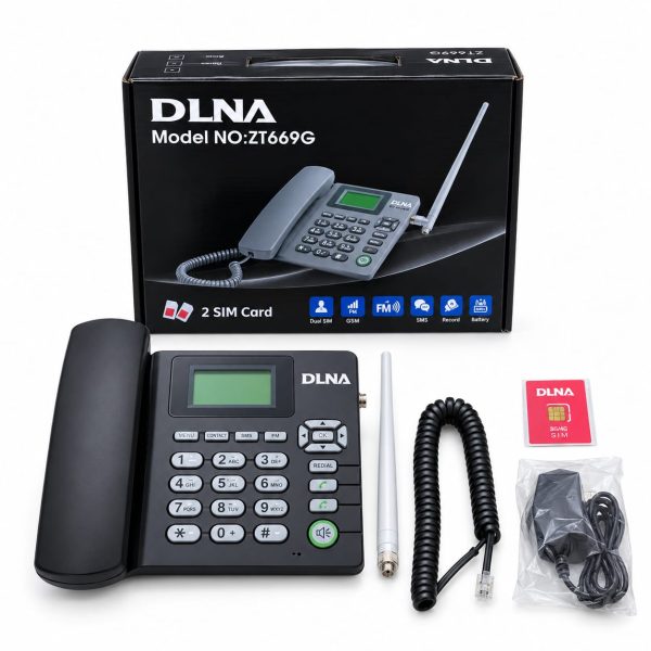 DLNA ZT669G SIM Card Support Desktop Phone LTE 4G GSM Fixed 4G Wireless Phone