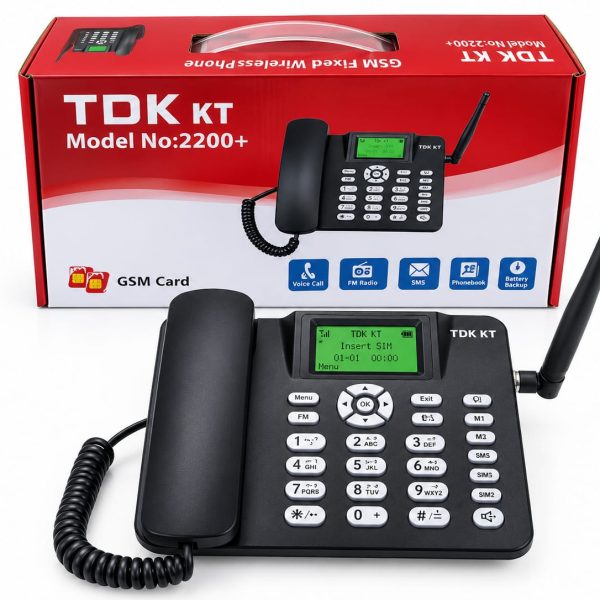TDK KT 2200+ Dual SIM Supported Desk Phone